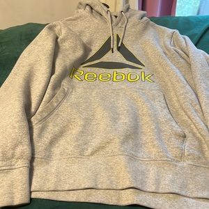 Grey Reebok hoodie